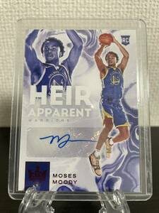 【1円スタート】panini court kings 【/99】【RC】moses moody HEIR APPARENT AUTO