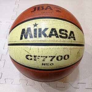 使用品 バスケットボール 7号 天然皮革製 「MIKASA ミカサ CF7700 NEO」(検) molten モルテン MIKASA ミカサ スポルディング 
