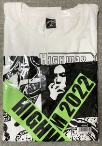 即決! B’z LIVE-GYM 2022 “Highway X” ☆ Tシャツ ホワイト XLサイズ 未開封新品 / 稲葉浩志・松本孝弘