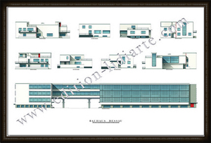 Bauhaus Dessau(バウハウス)額装済ポスター