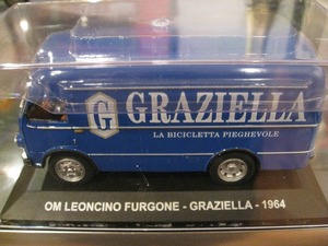 ★海外販売品エディコラ1/43OM FIAT LEONCINO FURGONE-GRAZIELLA-1964★