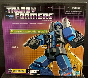 新品送無! ダージ　Dirge/トランスフォーマーＧ1復刻コンメモラティブシリーズ7/海外流通版　2003年製●到着まで6週間●