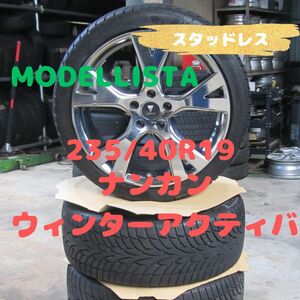 トヨタ純正オプション　モデリスタ　スタッドレス　235/40R19　ナンカン　2022年製　18×8J　ET42　PCD114.3