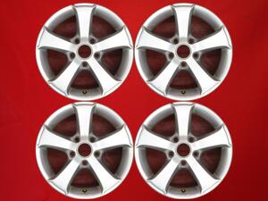 【激安 中古 4本セット】 フォルクスワーゲン VW 純正 アルミホイール Sima(シマ) 15inch 6.5J インセット+50 PCD112 5穴 ハブ径Φ57 cc15