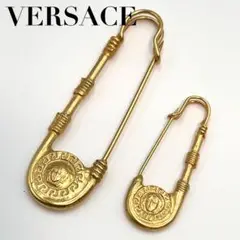 GIANNI VERSACE メデューサ ゴールド ピンブローチ 2個セット