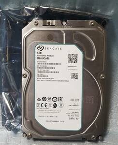 送料無料 正常 Seagate ST6000DM003 3.5インチ 内蔵HDD 6TB SATA600 5400rpm 5425rpm BarraCuda シーゲイト 1 