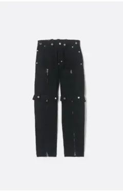 SUBLATIONS BONDAGE DENIM PANTS 【BLACK】