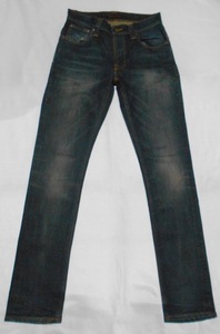 Nudie Jeans ヌーディージーンズ　THIN FINN　ORG.WORNIN PEPPER　デニムジーンズ　ストレッチ　W29