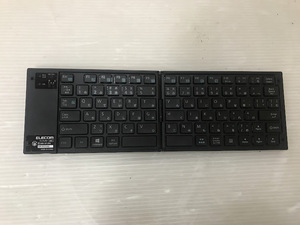 浜/ELECOM/エレコム/Bluetooth Keyboard/TK-FLP01/折りたたみキーボード/ブラック/動作未確認/浜9.19-195森