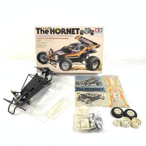 TAMIYA タミヤ 1/10 ホーネット 電動RCカー [組み立て途中品] 元箱/説明書/パーツ類/他付き＊ジャンク品【TB】