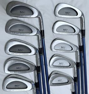 10本セット マグレガー MacGregor MI2 DCTi Flex R #2〜9 PW AW アイアン ウエッジ