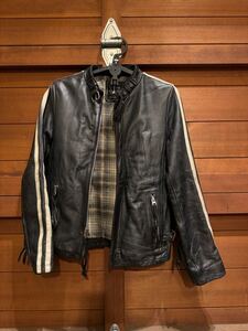 schott ショット クラシックレーサー XS ライダースジャケット レザージャケット 黒