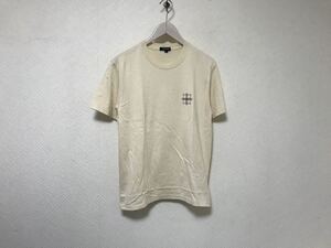 本物バーバリーロンドンBURBERRY LONDONコットンプリント半袖TシャツメンズサーフアメカジビジネススーツベージュM