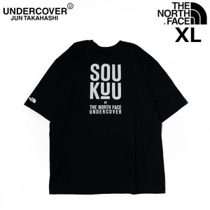 売切り【正規新品】THE NORTH FACE×UNDERCOVER◆SOUKUU S/S GRAPHIC TEE 半袖 Tシャツ US限定 コラボ 創空 アウトドア(XL)黒 240617-45