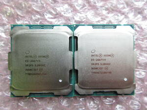 【2個セット】Intel / インテル / Xeon E5-2667v4 3.20GHz / SR2P5 / BIOS認識 / No.SE01