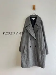 ROPE PICNIC ハンドトゥースジャージメルトンオーバーPコートK71