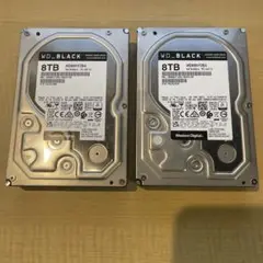 WD BLACK 3.5inch HDD 8 TB 二個セット