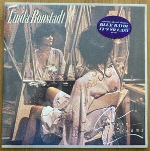 ◆LINDA RONSTADT/リンダ・ロンシュタット◆US盤LP/SIMPLE DREAMS//ステッカー貼りシュリンク付//TML-M刻印有り