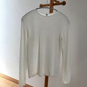 BASERANGE ベースレンジ OMO LONGSLEEVE ホワイト 白