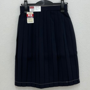 (新品) 徳島県 徳島市立南部中学校 スカート ◆W66◆丈54◆スクールスカート◆紺◆夏用◆夏服◆制服◆学生服◆高校◆中学校◆女子学生◆