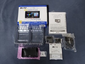 【1ヶ月のみ使用】LAN SDカード付き BLITZ ブリッツ Touch-LASER TL404R MSSSスキャン機能搭載 4インチ液晶搭載 レーザー&レーダー探知機