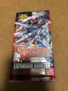 バンダイ ガンダムウォー ネグザ NEX-A EX-01 エキスパンションブースター ACCEL OF NEXTAGE 1パック 未開封品