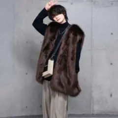 未使用品 adrer limited 30 synthetic fur big