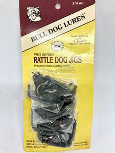 廃版 オールド OLD BULL DOG LURES ブルドック ラバージグ がまかつ フック3/4oz 6袋セット 送料無料 ブラックバス ロックフィッシュ