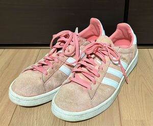 adidas スニーカー　campus ピンクスエード　２５、5センチ