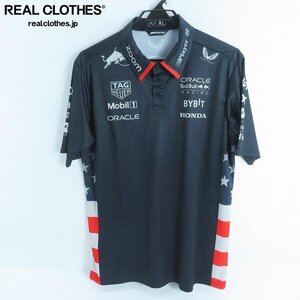 ☆CASTORE カストレ HONDA/Red bull/Mobil1 他 ロゴ ポロシャツ/XL /UPK