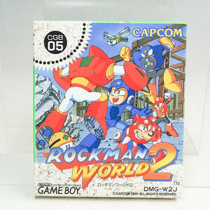 任天堂 GAME BOY ゲームボーイ ROCKMAN WORLD 2 ロックマンワールド2 DMG-W2J カプコン MEGAMAN GB K5579