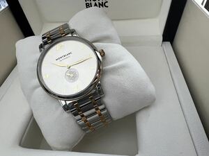 ●新品/未使用●K18 YG使用！MONTBLANC(モンブラン ウォッチ) スター 107914 自動巻き 時計 mercismith2watch