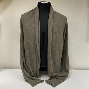 カラー 07SS ウール ボタン レス WOOL CARDIGAN カーディガン 長袖 無地 10SCM-T03201 カーディガン カーディガン 1 茶 / ブラウン