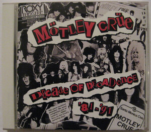 ◆CD◆MOTLEY CRUE／ディケイド・オブ・デカダンス◆モトリー・クルー◆帯無し国内盤