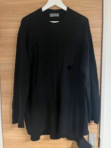 yohji yamamoto pour homme 22SS ニット セーター ニット 長袖 ブラック セーター 黒