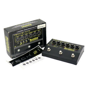 【中古】 TECH21 SansAmp PBDR PROGRAMMABLE BASS DRIVER DI ベース用プリアンプ エフェクター