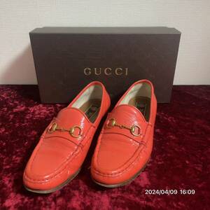 GUCCI グッチ ホースビット エナメル ローファー 靴 箱付