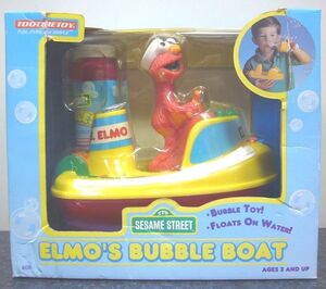 セサミストリート☆エルモ　シャボン玉　ELMO BUBBLE BOAT