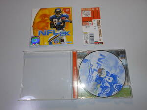 清掃動作品 NFL 2K アメリカンフットボール 説明書 帯 DC ドリキャス ドリームキャスト セガ SEGA Dreamcast