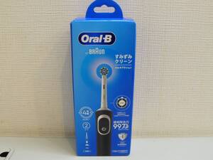 ●35195　BRAUN 電動歯ブラシ Oral-B すみずみクリーン マルチアクション D100.413.2 BK 未開封