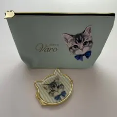 SCENT OF Varo　セントオブヴァロ　猫型　ミラー　拡大鏡　化粧ポーチ