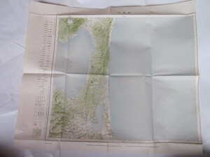 古地図　野邊地　20万分の1地勢図◆昭和３年◆青森県、陸奥湾、小川原沼、野辺地