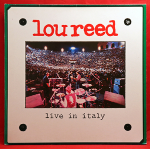 🇩🇪 欧 RCA！LOU REED / LIVE IN ITALY【ORIG 1984】Verona ローマ -Wild Side, Sweet Jane, Sister Ray- ♪ 良品.極上再生