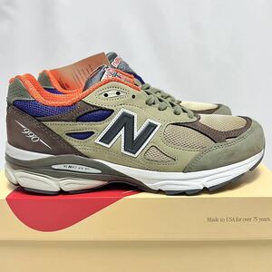 28cm 新品 ニューバランス M990 USA製 アメリカ製 NEWBALANCE ベージュ カーキ MADE IN USA 米国製 USA10 990 BT3 1500 990V3 9060 991