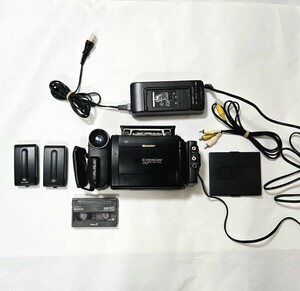 簡易動作確認済 SHARP 液晶8mmビデオカメラ VL-EL10A シャープ カメラ VR-AA80-T VR-BH70 VR-BT75 