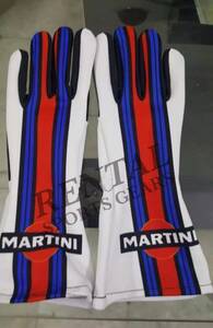 海外 高品質　送料込み　マルティーニ・レーシング F1 Martini F1 レーシンググローブ　サイズ各種 レプリカ