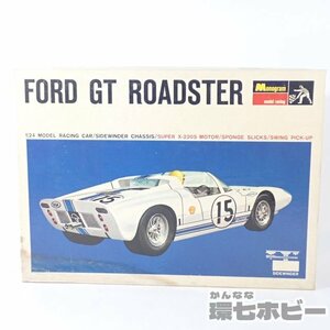 2RA47◆当時物 モノグラム 1/24 フォード GT ロードスター サイドワインダー スロットカー キット 箱傷み/monogram FORD Roadster cox 送60