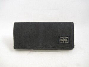 PORTER / ポーター SMOKY LONG WALLET 長財布 スモーキーロングウォレット メンズ ブラック