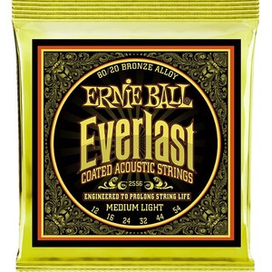 Ernie Ball #2556 Everlast Coated Medium Light 012-054 80/20 Bronze アーニーボール コーティング弦 アコギ弦