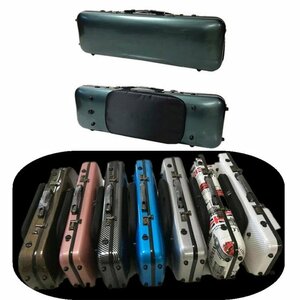 VIOLIN CASE バイオリンケースサイズ 4/4 楽器 管楽器 カーボンファイバー製 軽量 堅牢 ケース クッション付き